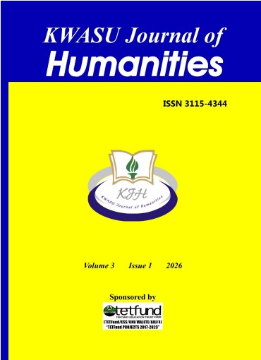 					View Vol. 3 No. 1 (2026): KWASU Journal of Humanities
				